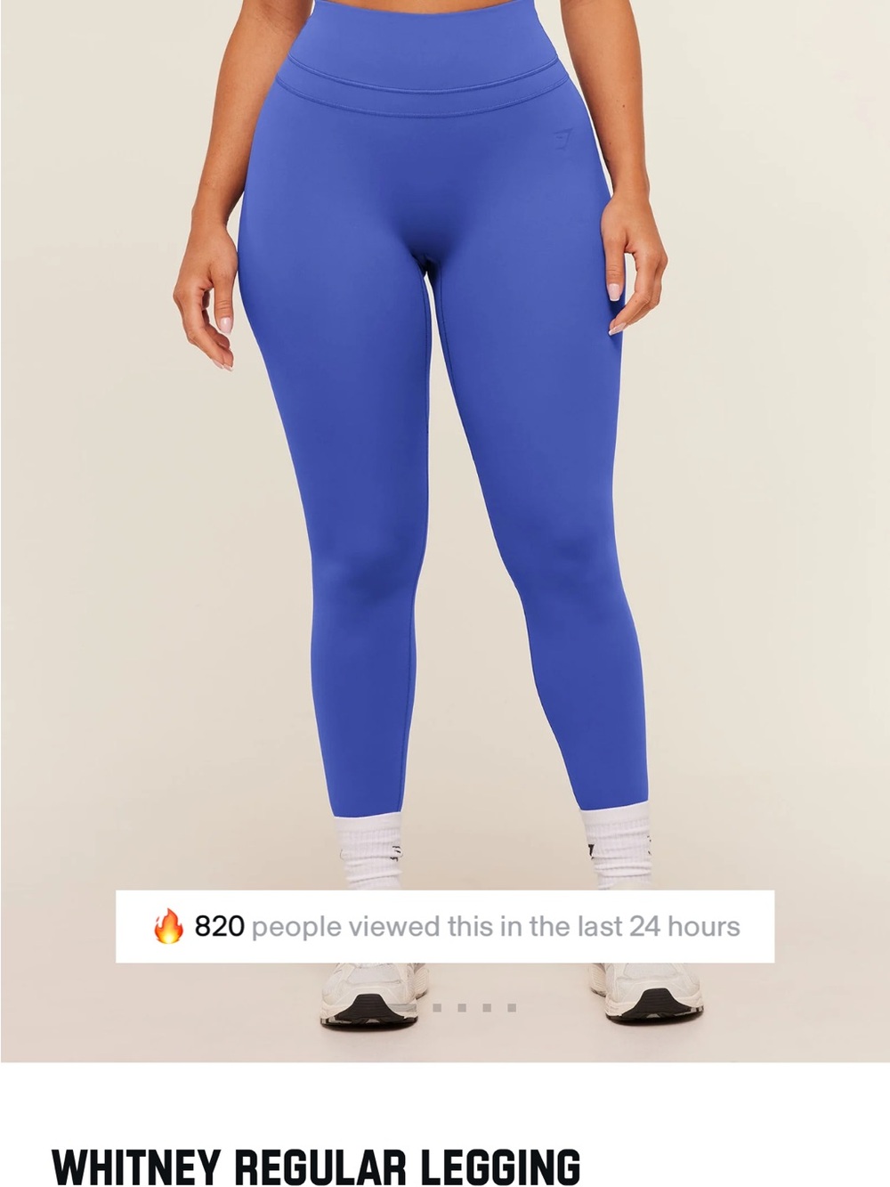 Gym shark Royal blue leggings